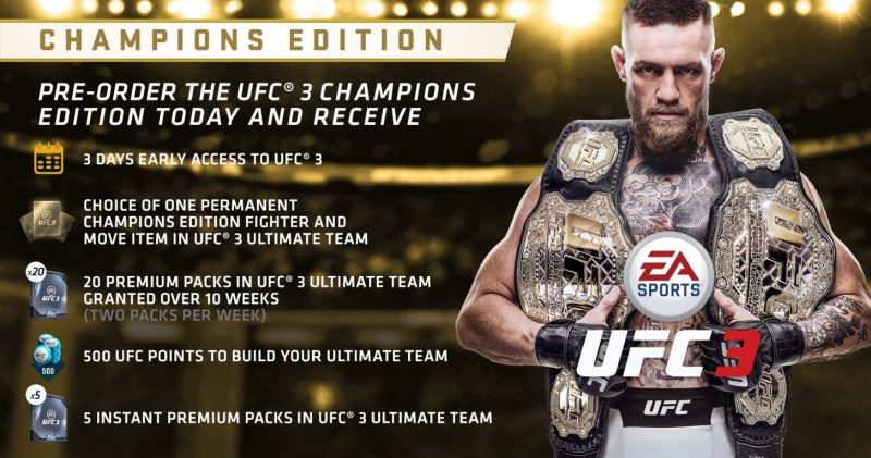 ea sports ufc 3 fighters